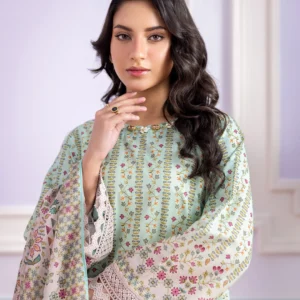 shirt shalwar dupatta printed 3 piece | bin saeed