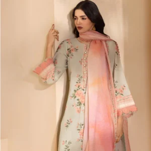 shirt shalwar dupatta printed 3 piece | bin saeed