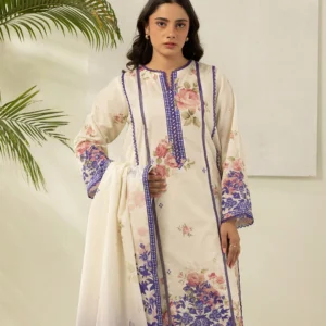 shirt shalwar dupatta printed 3 piece | bin saeed