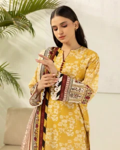 Home shirt shalwar dupatta printed 3 piece | bin saeed