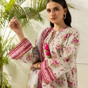 shirt shalwar dupatta printed 3 piece | bin saeed