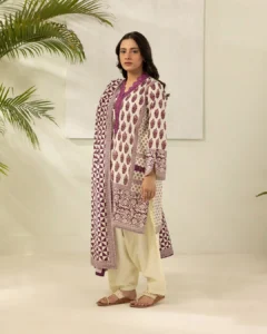 Home shirt shalwar dupatta printed 3 piece | bin saeed