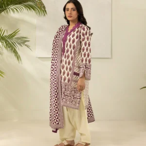 shirt shalwar dupatta printed 3 piece | bin saeed