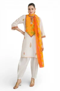 Home 3 piece printed mehsuri stripe lawn suit with printed mehsuri stripe lawn dupatta and dyed trouser gs 62003 gulahmed