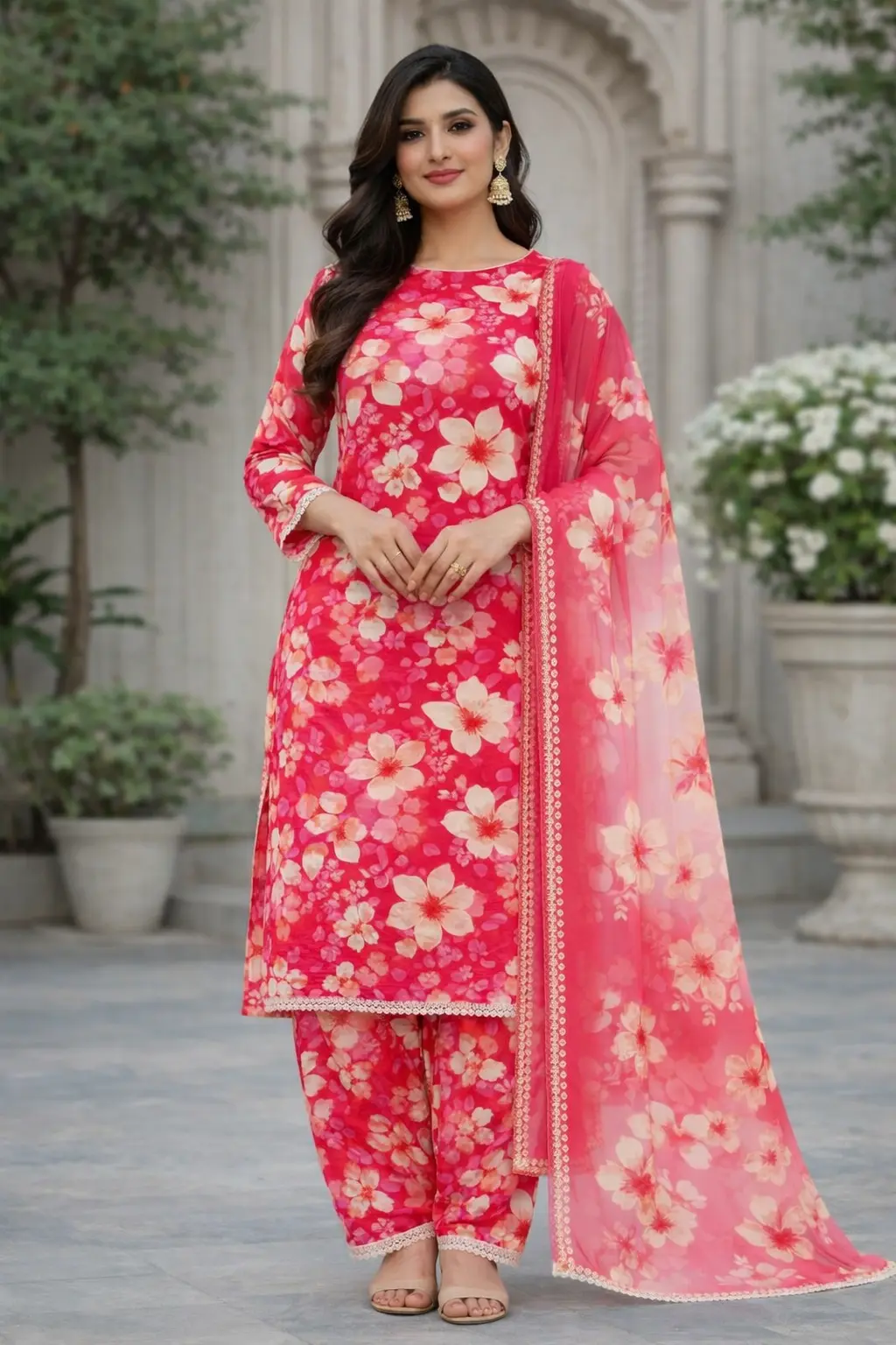 3 piece lawn suit with chiffon vibrant watercolor floral (copy) 3 piece lawn suit with chiffon vibrant watercolor floral (copy)