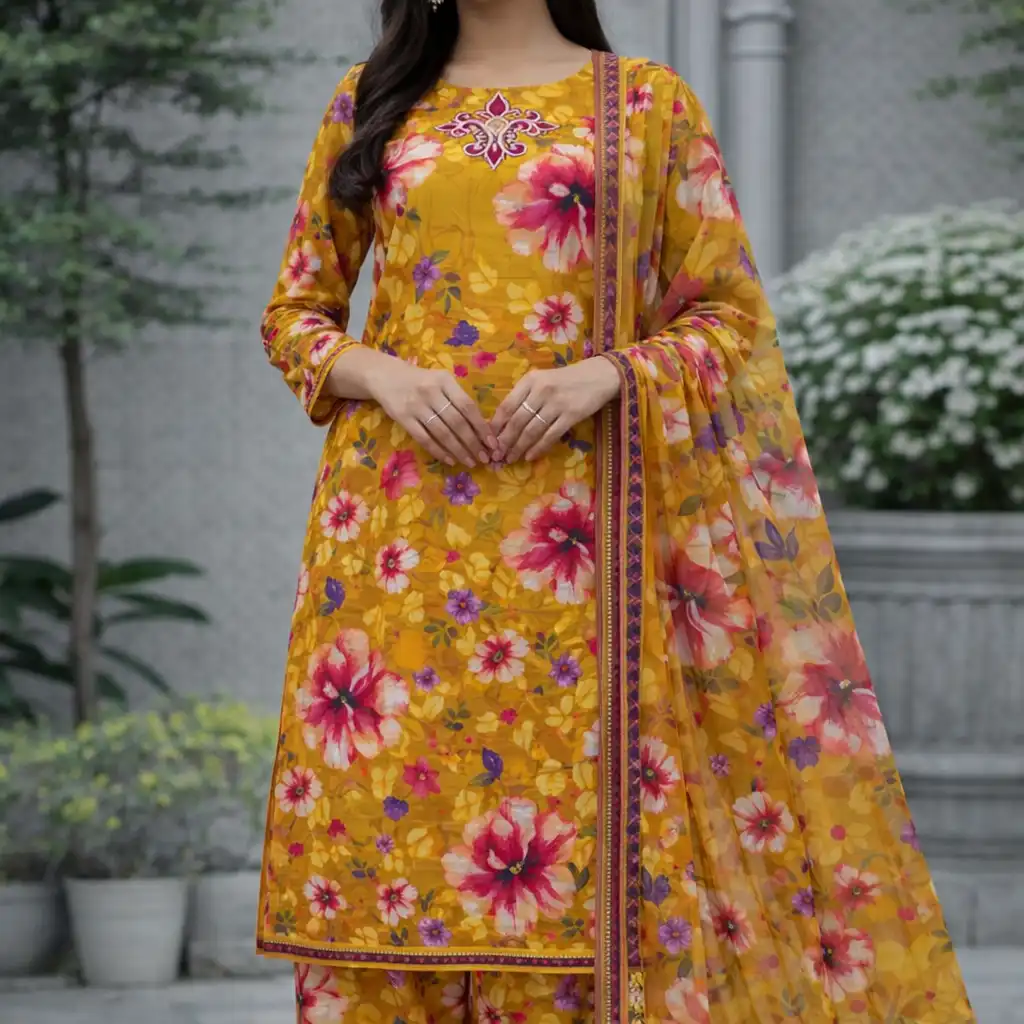 3 piece lawn suit with chiffon dupatta dark floral tulip fabric (copy) 3 piece lawn suit with chiffon dupatta dark floral tulip fabric (copy)