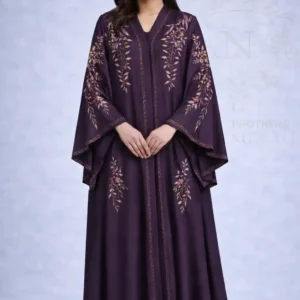 abaya maroon color nawaz brothers