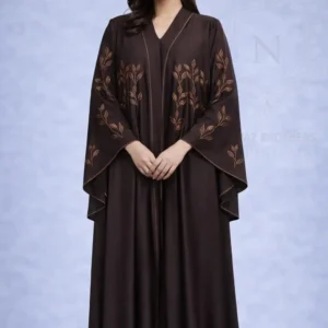 abaya dark brown color nawaz brothers