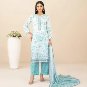 3 piece un stitched lawn tawakkal (copy)