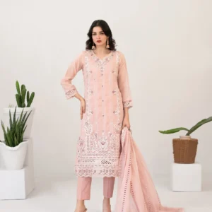3 piece un stitched lawn tawakkal