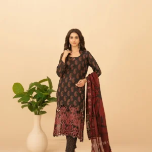 3 piece un stitched lawn tawakkal (copy)
