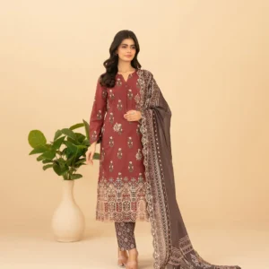 3 piece un stitched lawn tawakkal (copy)