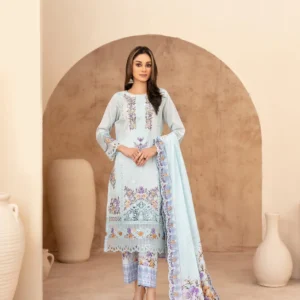 3 piece un stitched lawn tawakkal (copy)