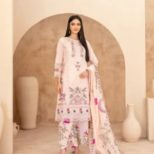 3 piece un stitched lawn tawakkal (copy)
