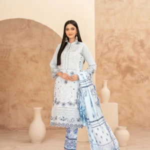 3 piece un stitched lawn tawakkal (copy)
