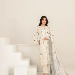 3 piece un stitched lawn tawakkal