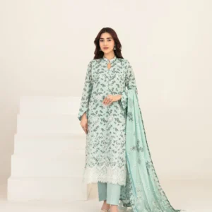 3 piece un stitched lawn tawakkal