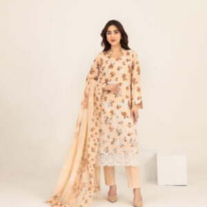 3 piece un stitched lawn tawakkal (copy)