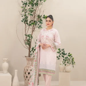 3 piece un stitched lawn tawakkal (copy)