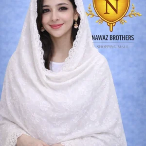 shawl embroided design lawn nawaz brothers