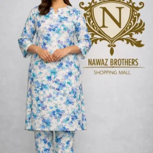 2 piece lawn suit light base nawaz brothers