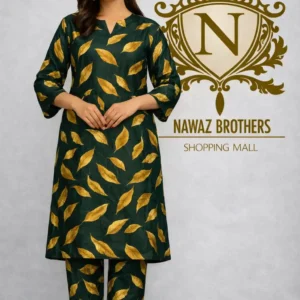 2 piece lawn suit black nawaz brothers