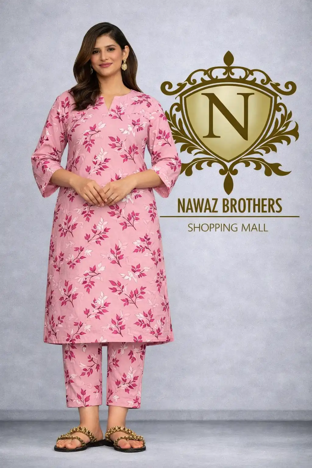 2 piece lawn suit pink nawaz brothers 2 piece lawn suit pink nawaz brothers