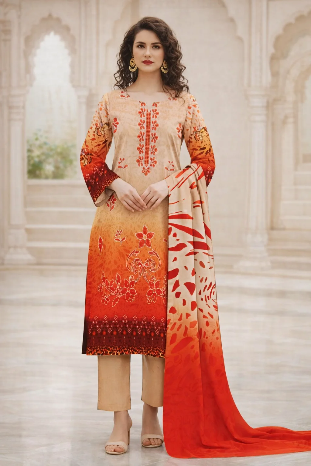 digital allover embroided suit nawaz brothers digital allover embroided suit nawaz brothers