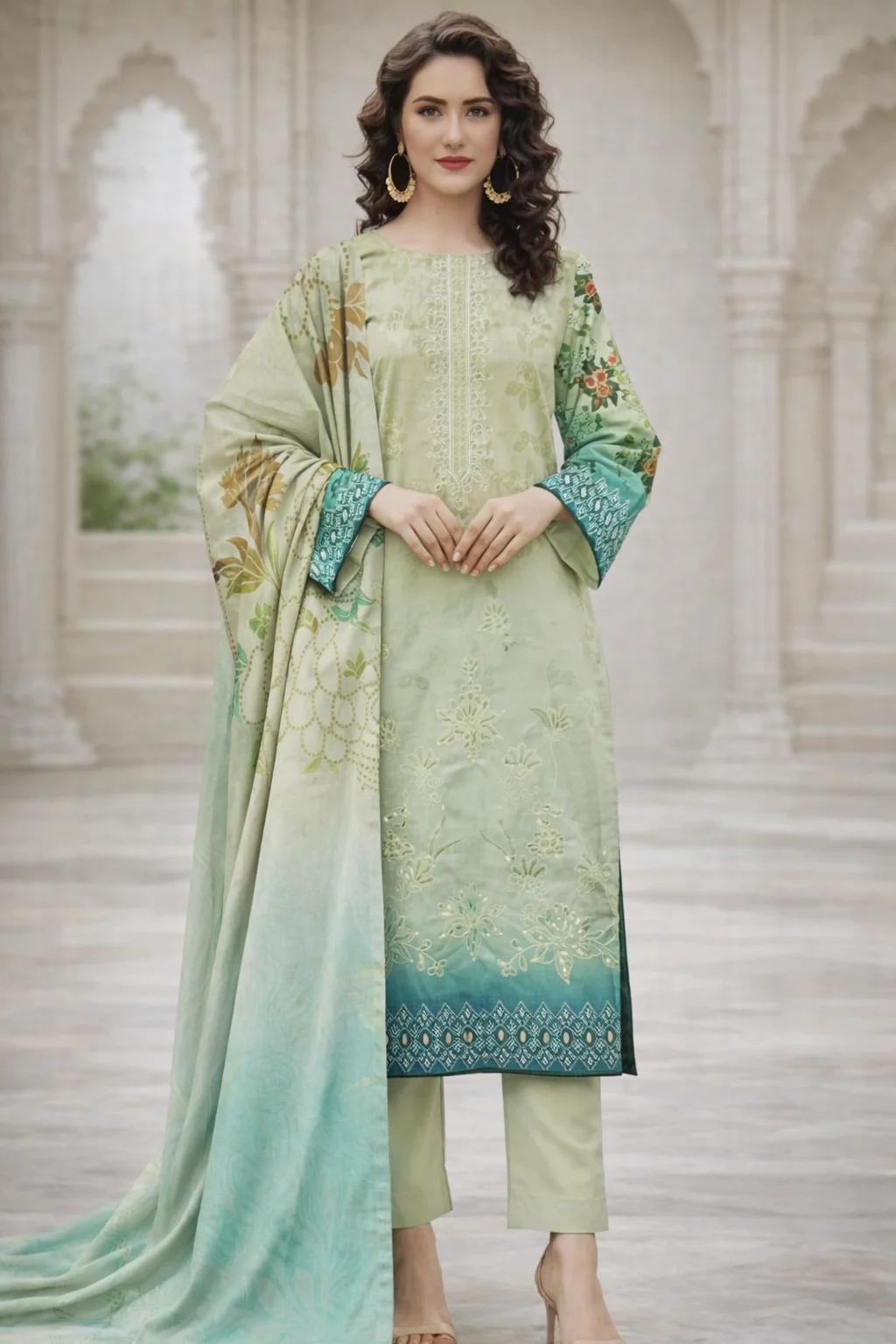 digital allover embroided suit nawaz brothers digital allover embroided suit nawaz brothers