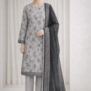 3 piece lawn suit nawaz brothers