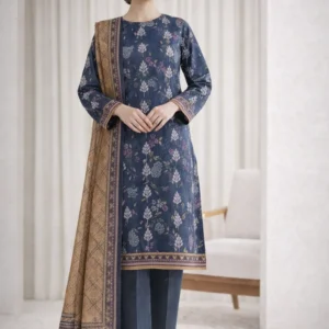 3 piece lawn suit nawaz brot