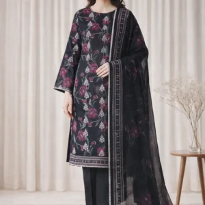 3 piece lawn suit nawaz brothers