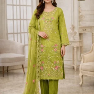 3 piece printed embroided lawn suit alif nawaz brothers (copy)
