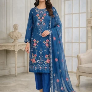 3 piece printed embroided lawn suit alif nawaz brothers (copy)
