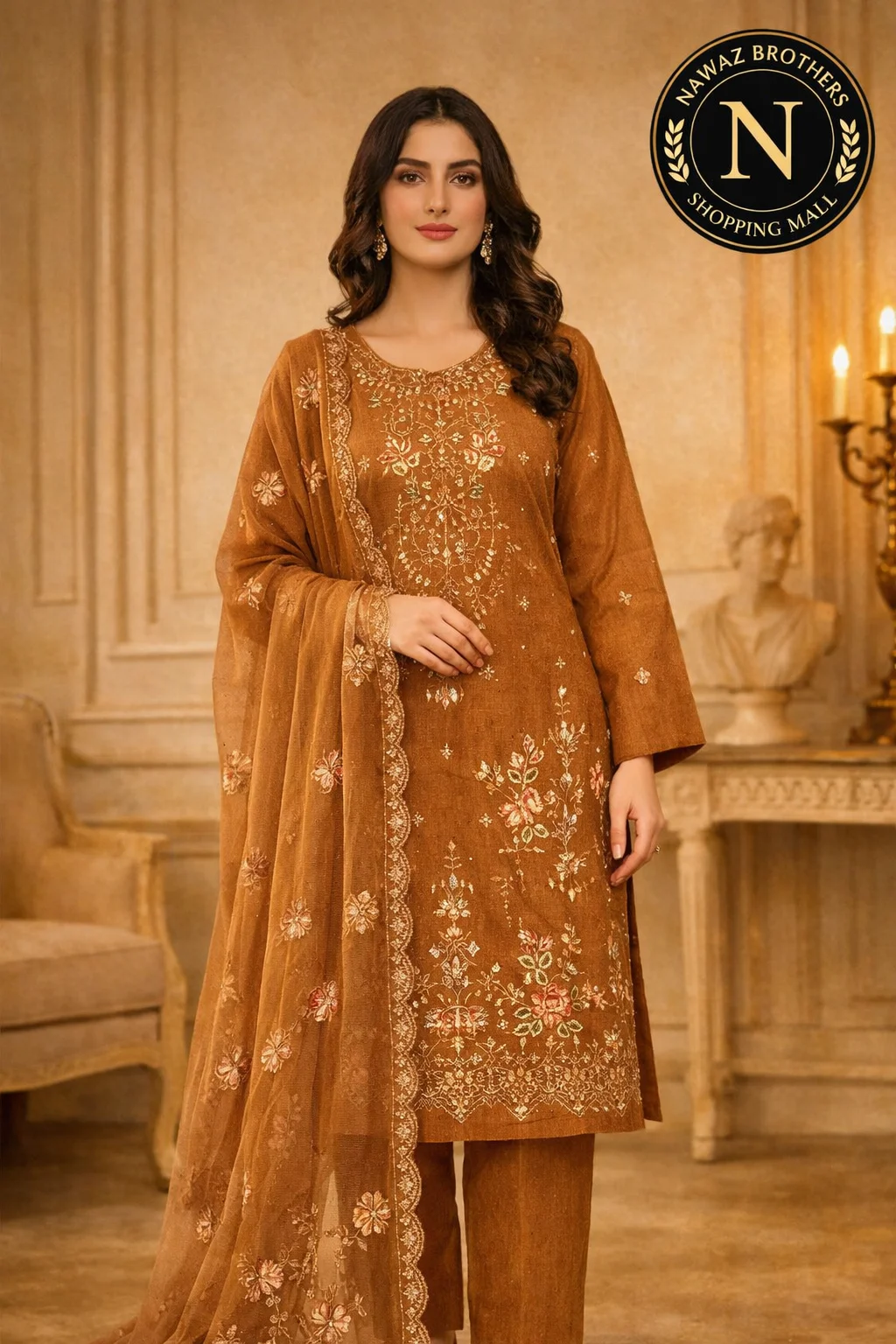 3 piece printed embroided lawn suit alif nawaz brothers (copy) 3 piece printed embroided lawn suit alif nawaz brothers (copy)