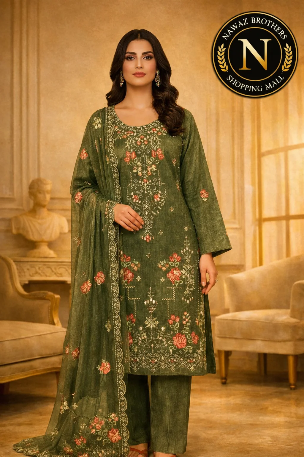 3 piece printed embroided lawn suit alif nawaz brothers (copy) 3 piece printed embroided lawn suit alif nawaz brothers (copy)