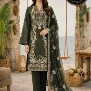 3 piece printed embroided lawn suit alif nawaz brothers (copy)
