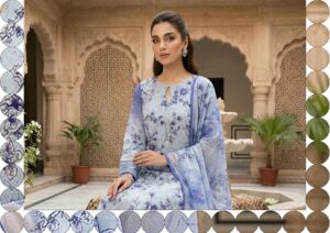 luxury 4 piece chikenkari suit dr haris