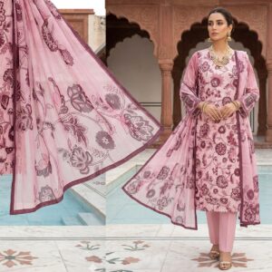 4 piece chickenkari lawn suit dr haris (copy)