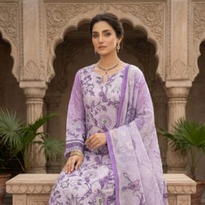 4 piece chickenkari lawn suit dr haris (copy)