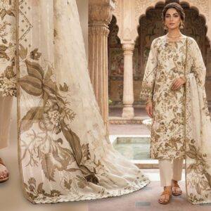 4 piece chickenkari lawn suit dr haris (copy)